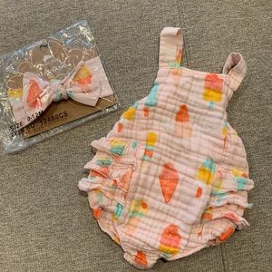 SpearmintLOVE Cool Sweets Sunsuit & Bow